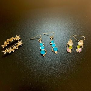 3 Piece Earring Set